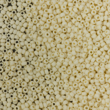 Koraliki TOHO Round Opaque-Frosted Lt Beige 11/0