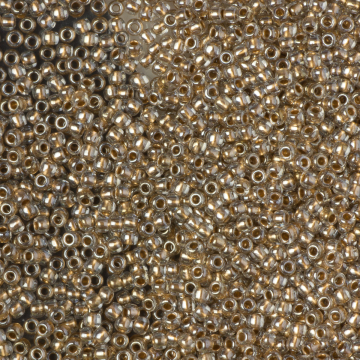 Koraliki TOHO Round Gold-Lined Crystal 11/0