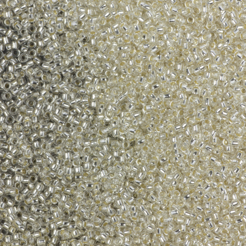 Koraliki TOHO Round Silver-Lined Crystal 15/0