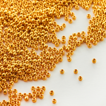 Koraliki TOHO - Round 11/0 Metallic 24K Gold Plated