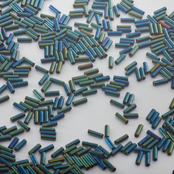 TOHO - Bugle #6   Metallic Iris - Green/Brown