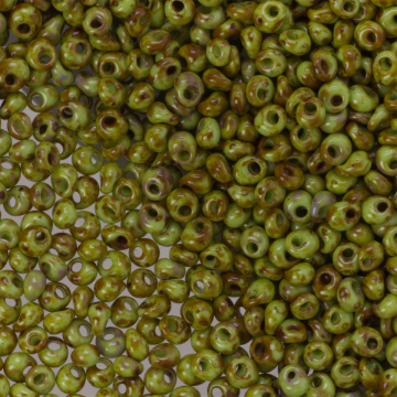 Koraliki TOHO Magatama 3mm HYBRID Sour Apple Picasso