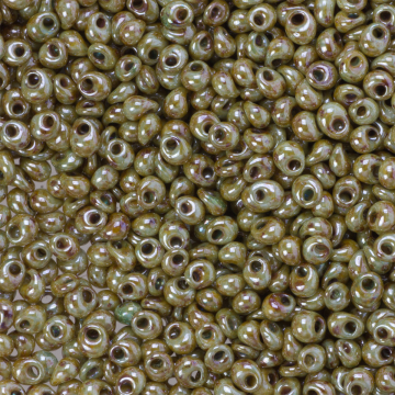 Koraliki TOHO Magatama 3mm HYBRID Opaque - Ultra Luster Green