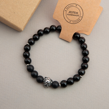 Męska bransoletka blackstone 8mm