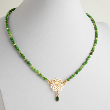 Naszyjnik z masą perłową 4mm