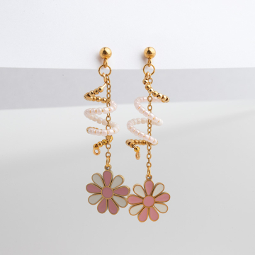 Wiosenne kolczyki ze stali