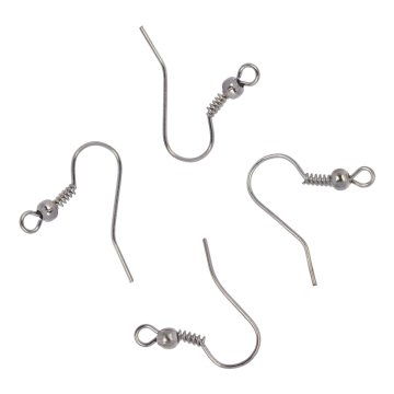 Bigle z kulką i sprężynką oksydowane 15mm