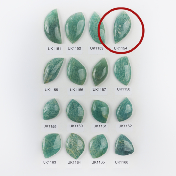 Amazonit kaboszon nieregularny 40,5mm