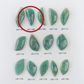 Amazonit kaboszon nieregularny 37,5mm