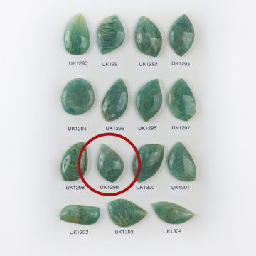 Amazonit kaboszon nieregularny 33mm