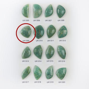 Amazonit kaboszon nieregularny 28,5mm