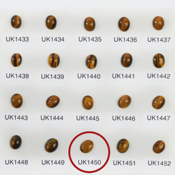 Tygrysie oko kaboszon owal 9,5mm