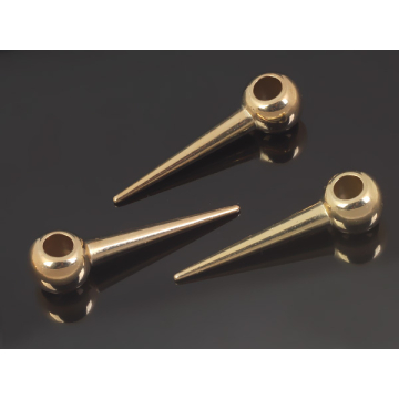 Kolce z kulką i dużą dziurką 12x40mm