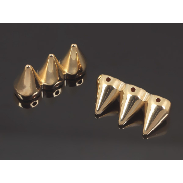 Ćwieki potrójne z dziurkami 10x30mm