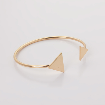 Bransoletka z mosiądzu płaskie trójkąty 16-21cm