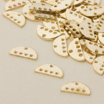 Baza do kolczyków półkole 17 mm