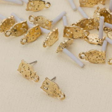 Kolczyki sowy z oczkiem 14 mm