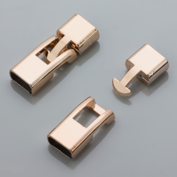 Zapięcie skobel rose gold 35x12mm