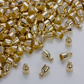 Gładka końcówka w złotym kolorze 5mm