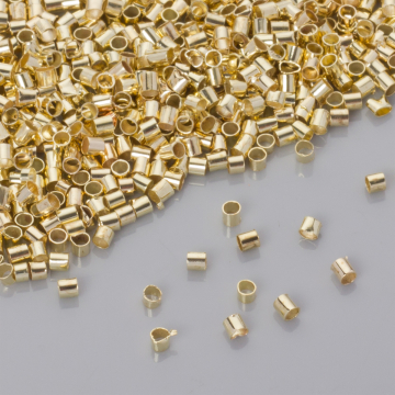 Zaciski w złotym kolorze 1.5mm