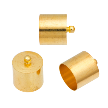 Końcówki pozłacane 13,5mm