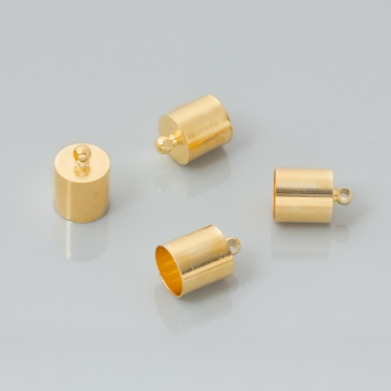 Końcówki do rzemieni light gold 8,5mm