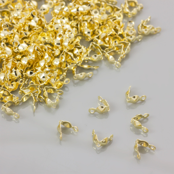 Łapaczki typu jabłuszka light gold 4x7,5mm