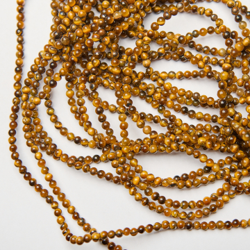 Tygrysie oko kulka gładka 4mm