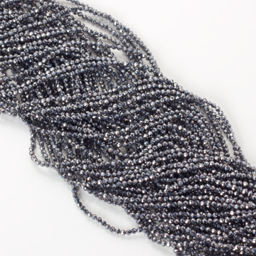Terahertz kulki fasetowane 2mm - na sznurze