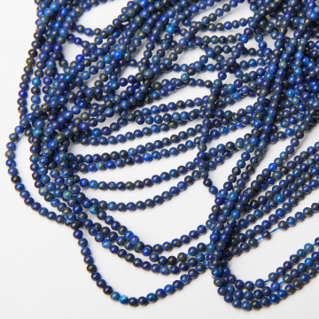 Lapis lazuli kulka gładka 3mm