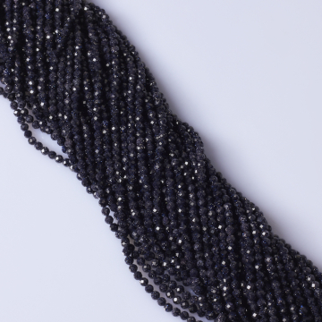 Noc kairu kulka fasetowana 3mm - na sznurze