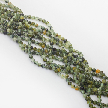 Frenit kulka fasetowana 4mm - na sznurze