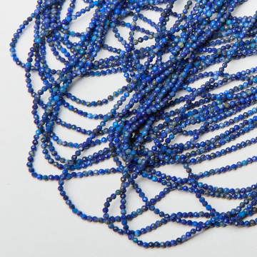 Lapis lazuli kulka fasetowana 2mm