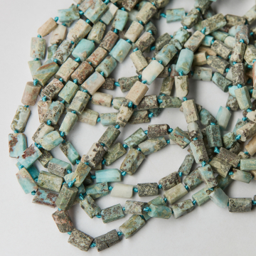Larimar słupek ciosany 8x12mm