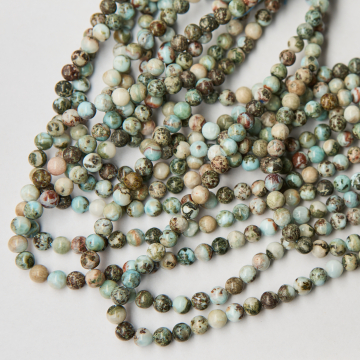 Larimar kulka gładka 6,5mm