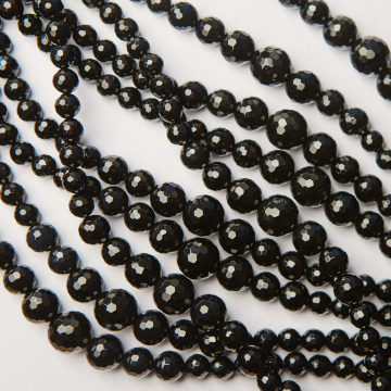 Onyks kulka fasetowana stopniowana 6-14mm