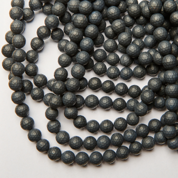 Onyks kulka fasetowana matowa 10mm