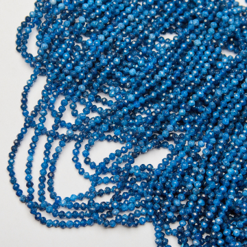 Agat niebieski kulka fasetowana 4,5mm