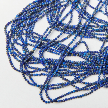 Lapis lazuli kulka fasetowana 2,5mm