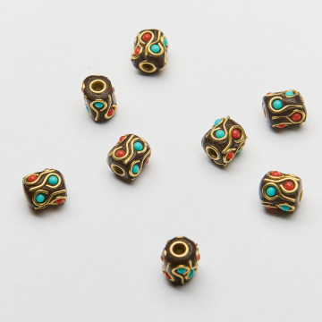 Koraliki antyczne walec 9x7,5mm