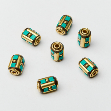 Koraliki antyczne walec 13x9mm