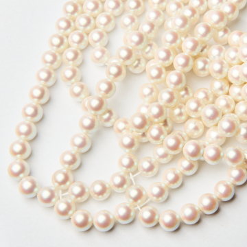 Perły seashell kulka gładka akoya opalizujące 10mm