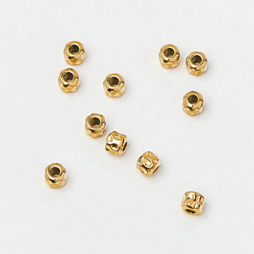 Koralik ze stali beczułka wgniatana 3x3,5mm PVD