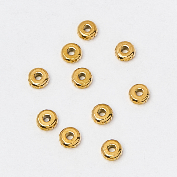 Koralik ze stali oponka nacinana 2x5mm PVD