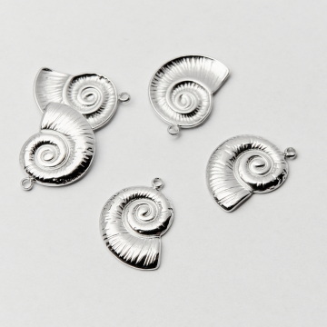 Zawieszka ze stali muszla ślimaka 19mm