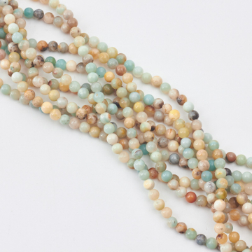 Amazonit kulki gładkie 6,5mm