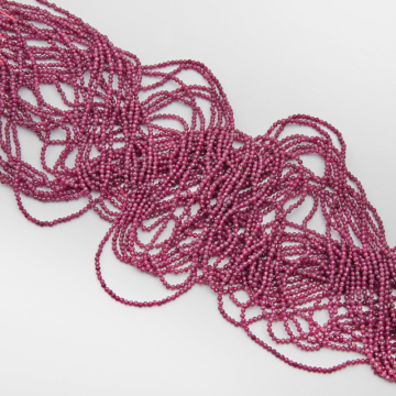 Rubin kulki fasetowane 2mm