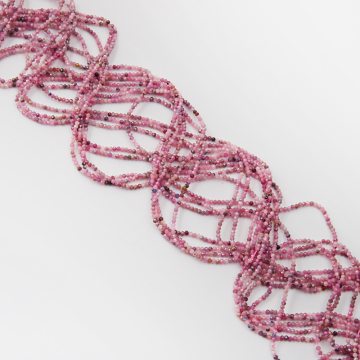 Rubin kulki fasetowane 2mm