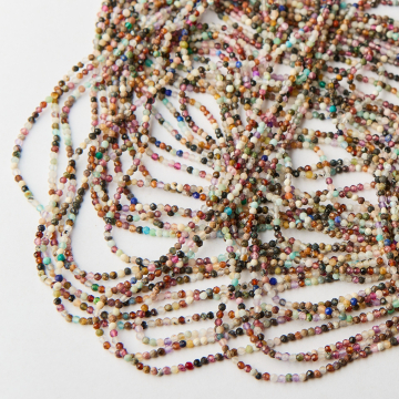 Mix kamieni kulka fasetowana 2mm