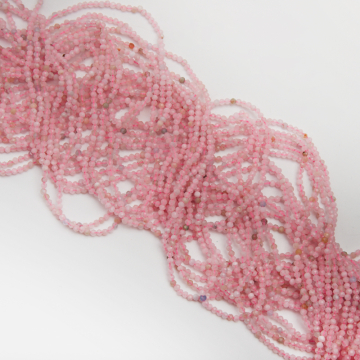 Morganit kulka fasetowana 2mm